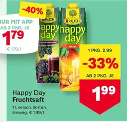 MPreis Happy day fruchtsaft Angebot