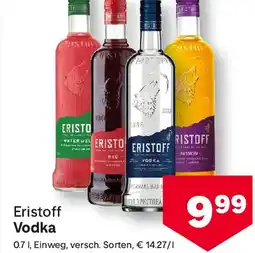 MPreis Eristoff vodka Angebot