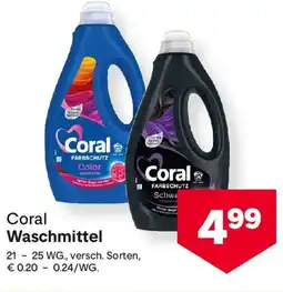 MPreis Coral Waschmittel Angebot