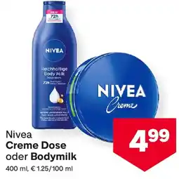 MPreis Nivea creme dose oder bodymilk Angebot