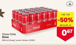 MPreis Coca-Cola Dose Angebot