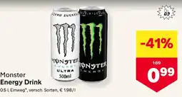 MPreis Monster energy drink Angebot