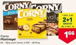 MPreis Corny Müsliriegel Angebot