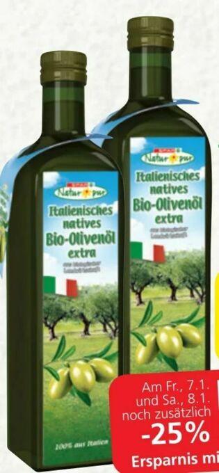 Spar Natives Bio-Olivenöl Extra Angebot