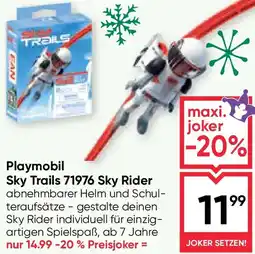 Maximarkt Playmobil sky trails 71976 sky rider Angebot