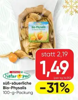 SPAR Gourmet Spar Natur pur Bio-Physalis Angebot