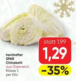 SPAR Gourmet Spar Chinakohl Angebot