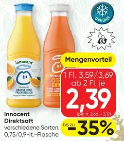 SPAR Gourmet Innocent Direktsafte Angebot