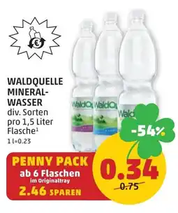 PENNY Waldquelle mineral wasser Angebot