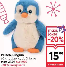 Maximarkt Plüsch-Pinguin Angebot