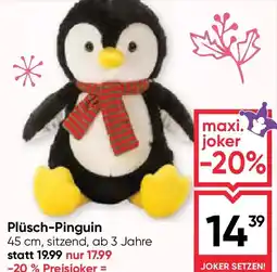 Maximarkt Plüsch-Pinguin Angebot