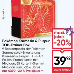 Maximarkt Pokémon Karmesin & Purpur Angebot