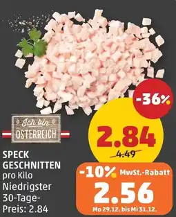 PENNY Speck geschnitten Angebot