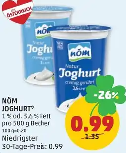 PENNY Nöm joghurt Angebot
