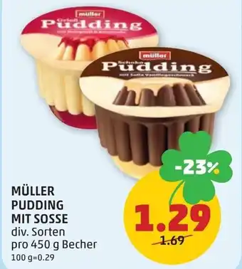 PENNY Müller pudding mit sosse Angebot