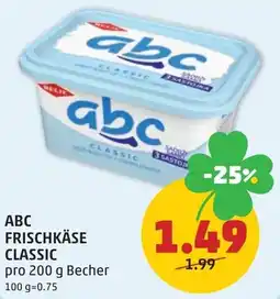 PENNY ABC FRISCHKÄSE CLASSIC Angebot
