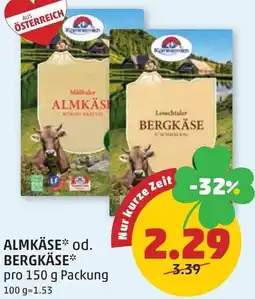 PENNY Almkäse od. bergkäse Angebot