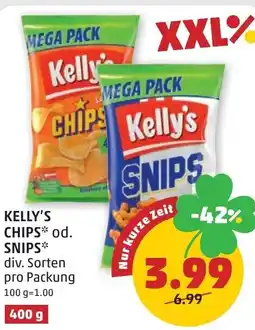 PENNY Kelly's chips od. snips Angebot