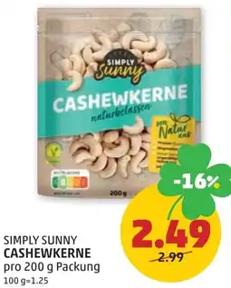 PENNY Simply sunny cashewkerne Angebot