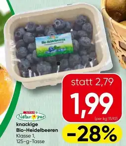 Spar knackige Bio-Heidelbeeren Angebot