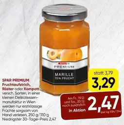 Spar Spar premium fruchtaufstrich, röster oder kompott Angebot