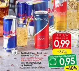 Spar Red Bull Energy Drink oder Editions Angebot