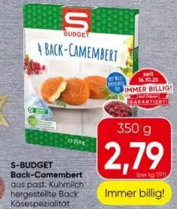 Spar S-BUDGET Back-Camembert Angebot