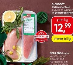 Spar S-BUDGET Puteninnenfilet Angebot