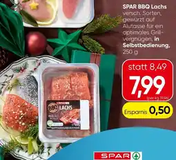 Spar SPAR BBQ Lachs versch. Sorten Angebot