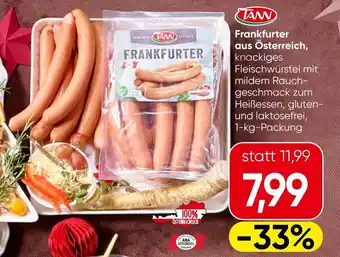 Frankfurter aus Österreich, knackiges