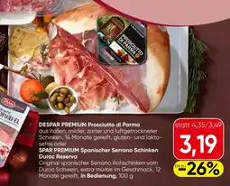 Spar DESPAR PREMIUM Prosciutto di Parma Angebot