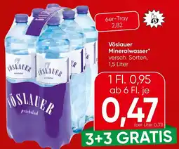 Spar Vöslauer Mineralwasser Angebot