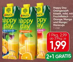 Spar Happy Day Orangensaft klassik, mild, mit Angebot