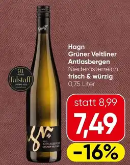 Spar Hagn Grüner Veltliner Antlasbergen Angebot