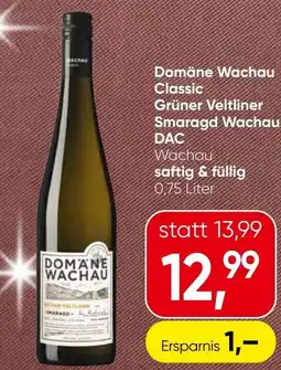 Spar Domäne Wachau Classic Grüner Veltliner Smaragd Wachau DAC Angebot