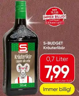 Spar S-BUDGET Kräuterlikör Angebot