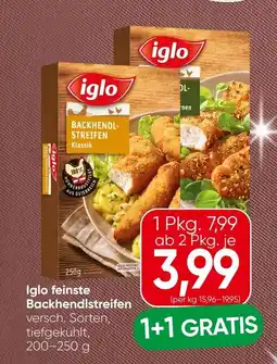 Spar iglo Backhendlstreifen Angebot