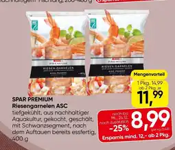 Spar SPAR PREMIUM Riesengarnelen ASC Angebot