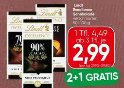 Spar Lindt Excellence Schokolade Angebot
