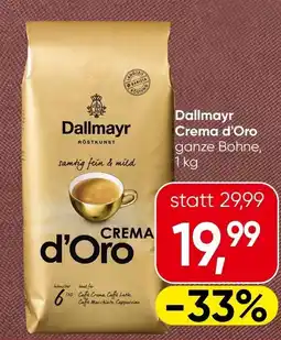 Spar Dallmayr Crema d'Oro ganze Bohne Angebot