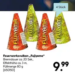 Hellweg Feuerwerksvulkan Fujiyama Angebot