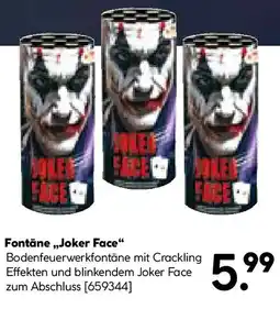 Hellweg Fontäne Joker Face Angebot