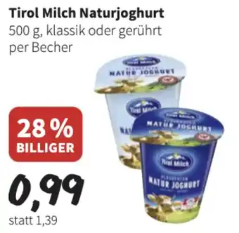 Tirol Milch Naturjoghurt