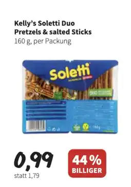 Der Grissemann Kelly's Soletti Duo Pretzels & salted Sticks Angebot