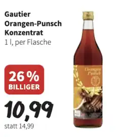 Der Grissemann Gautier Orangen-Punsch Konzentrat Angebot