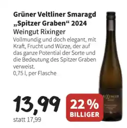 Der Grissemann Grüner Veltliner Smaragd ,Spitzer Graben Angebot
