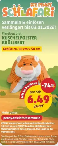 PENNY Kuschelpolster brüllbert Angebot