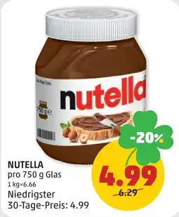 PENNY Nutella Angebot