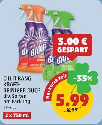 PENNY Cillit bang kraft reiniger duo Angebot