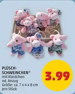 PENNY Plüsch schweinchen Angebot